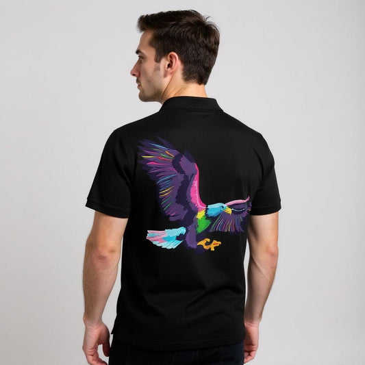 Chromatic Eagle Polo T-Shirt