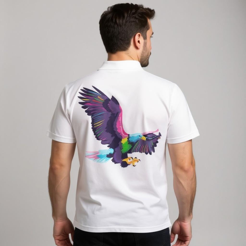 Chromatic Eagle Polo T-Shirt