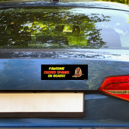 Pawsome Cocker Spaniel on Board - Bumper Talks