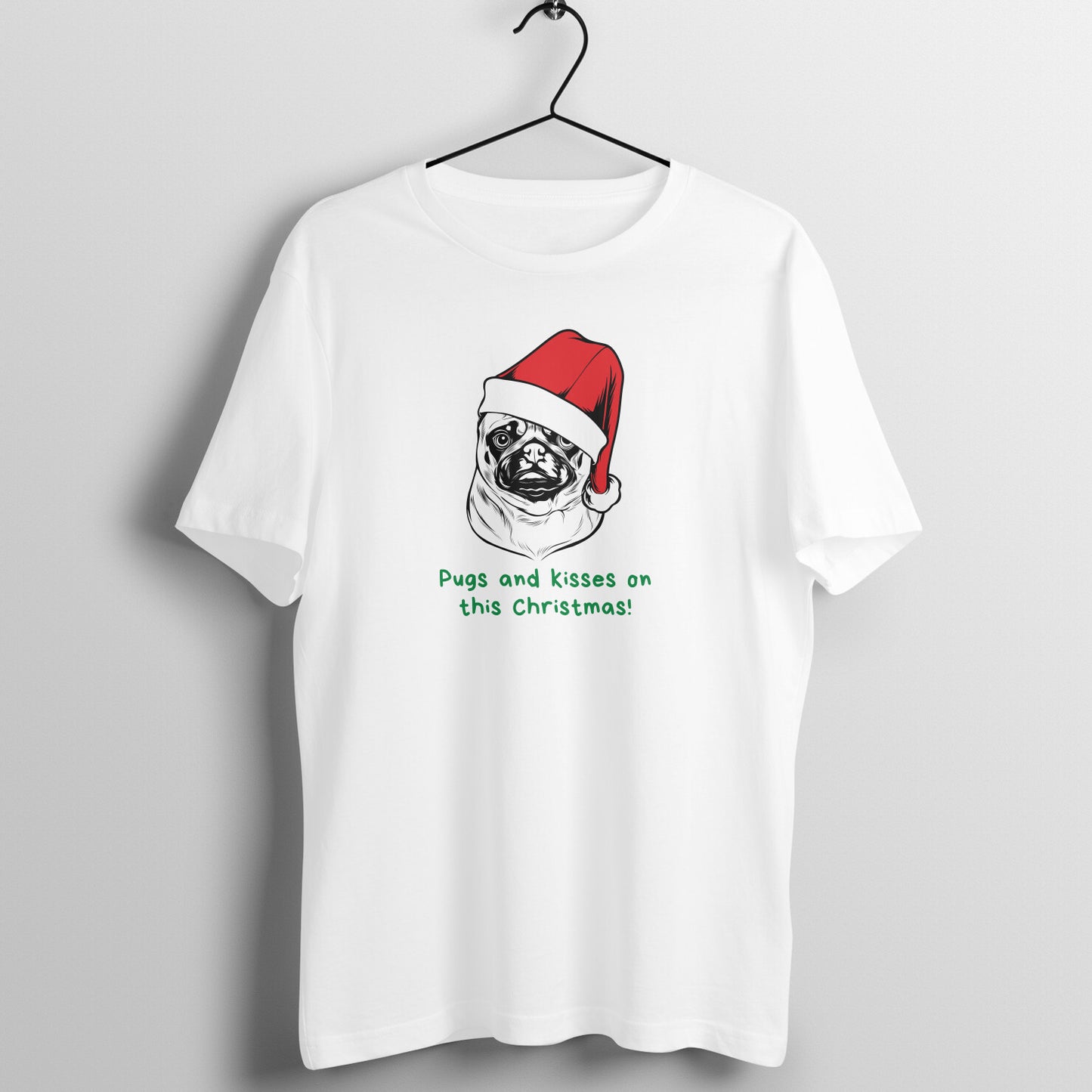 Christmas Pug | Men & Women T-shirt