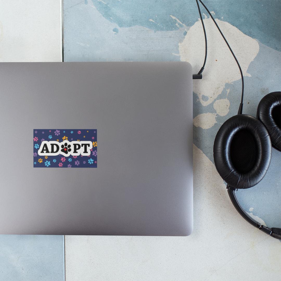 laptop sticker Adopt