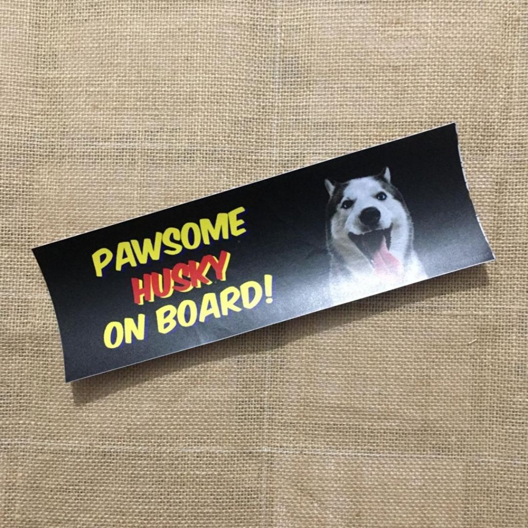 Pawsome Husky on Board - Bumper Talks