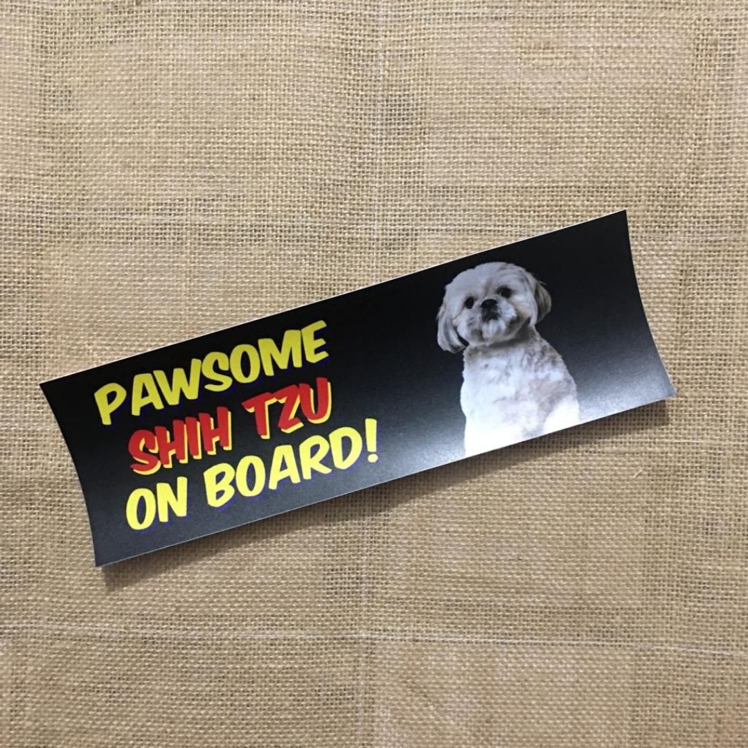 Pawsome Shih Tzu on Board - Bumper Talks