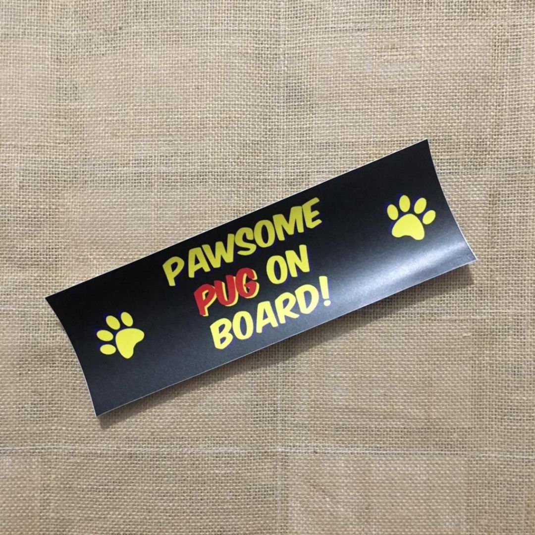 Pawsome Pug on Board - Bumper Talks