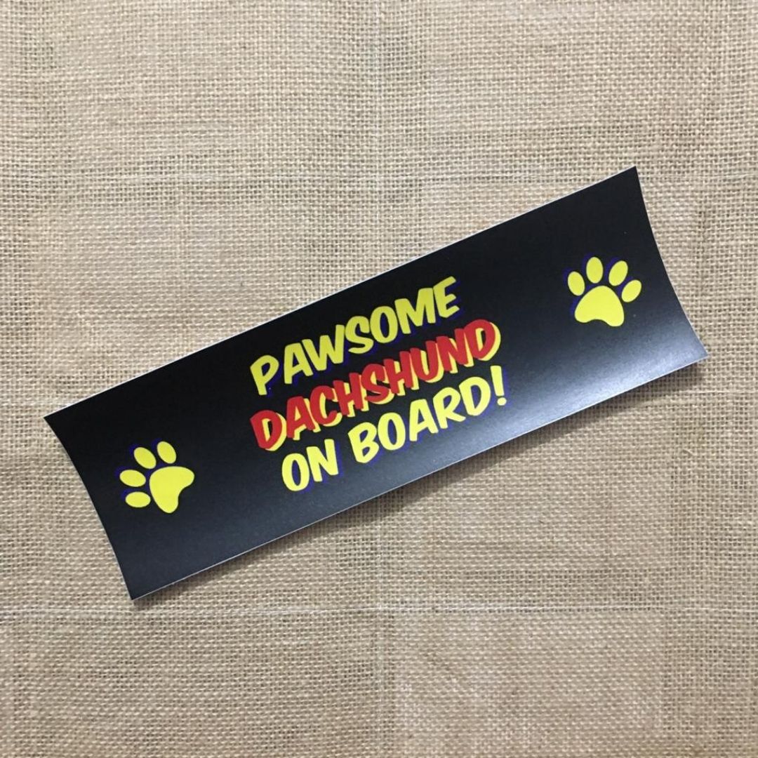 Pawsome Dachshund on Board - Bumper Talks