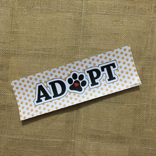 car bumper sticker Adopt