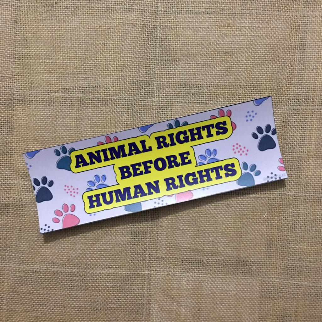 Animal Rights Before Human Rights