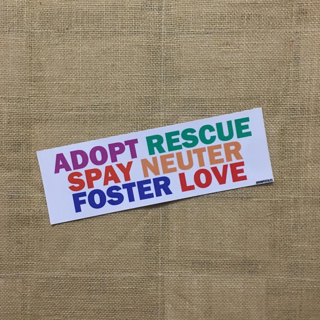 Adopt Rescue Spay Neuter Foster Love