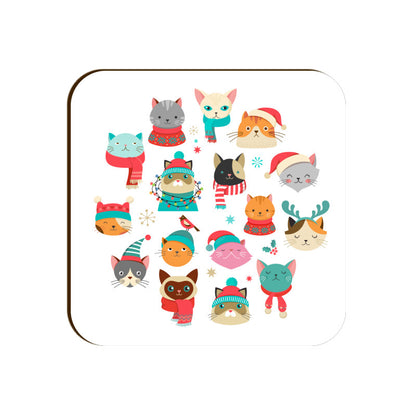 Coaster - Christmas Cat Design for Gifting - Bumper Talks