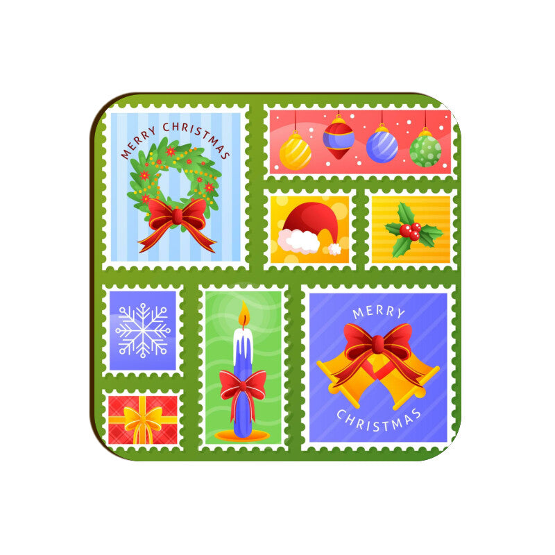 Coaster - Christmas Stamp Design For Gifting - Bumper Talks