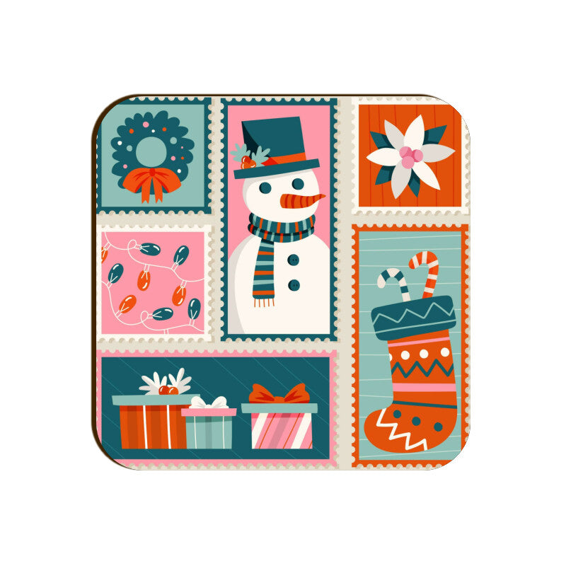 Coaster - Christmas Stamp Design For Gifting - Bumper Talks