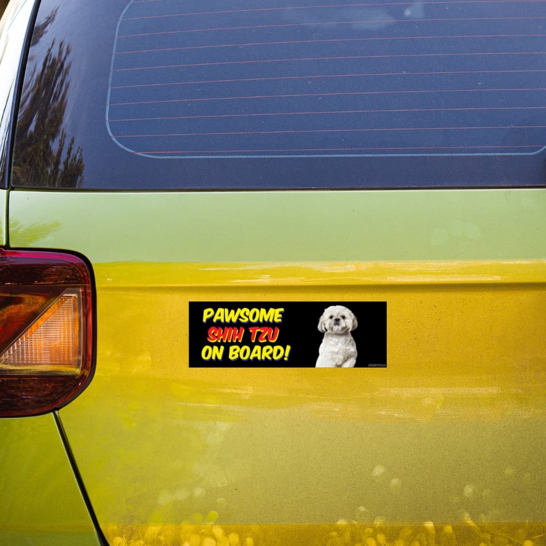 Pawsome Shih Tzu on Board - Bumper Talks